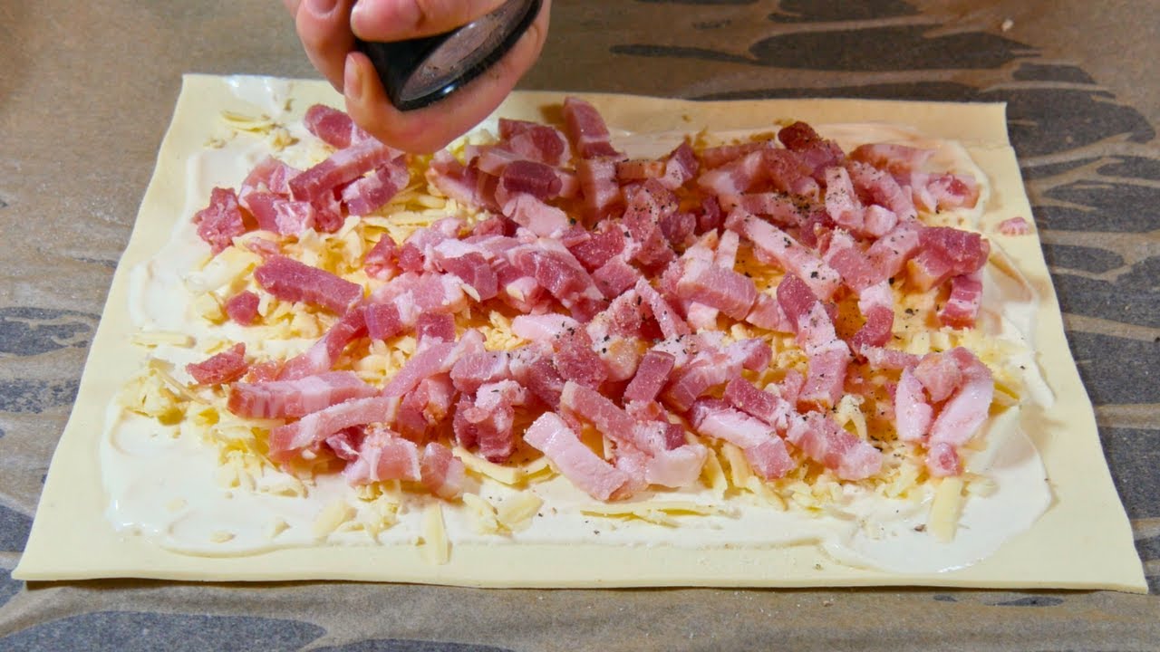 У вас есть слоеное тесто? Очень вкусный рецепт за 6 минут!