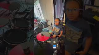 Little Drummer Boy Plays Drum Solo for Snacks