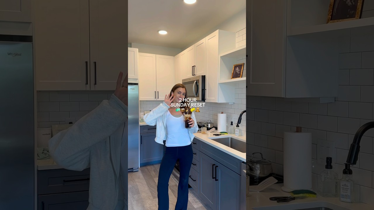 sunday apartment reset ✨🧹🧺 #sundayreset #cleaning #cleaningmotivation