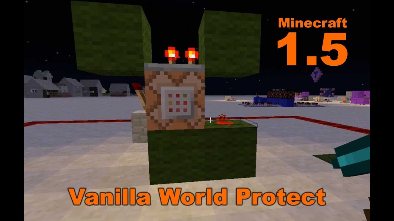 World Protect In Vanilla Minecraft using the new Effect command in 1.5 ...