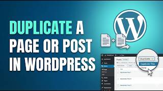How to Duplicate a Page or Post in WordPress 2026 📄 Step-by-Step Tutorial