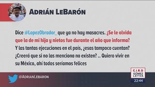 LeBarón responde a López Obrador por masacres | Noticias con Ciro Gómez Leyva