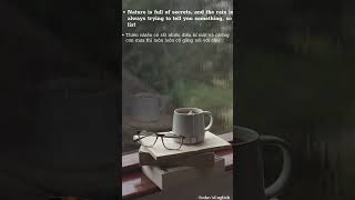 Quote #03 | Listening to the rain | Quotes of the day. #shorts