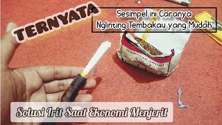 Cara Nglinting Tembakau Tanpa Alat Bantu Lintingan #tembakau #lintingdaun #tembakauindonesia