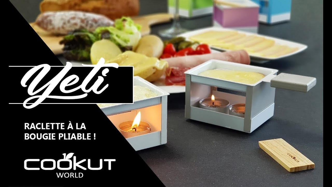 COOK CONCEPT Raclette Individuelle à La Bougie - Fer, Bois Acacia Et Bambou - Pour 1 Personne