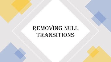Removing Null Transitions | Remove Null Moves | Theory of Computation | TOC