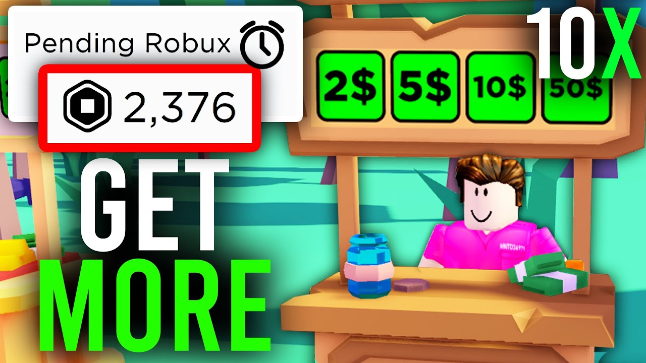 You earn robux through tips that other players give you! (jules post)