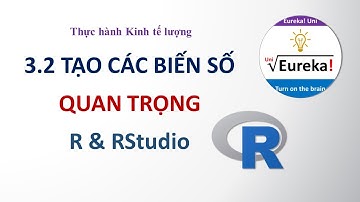 R | 3.2 Tạo các biến số quan trọng trong kinh tế lượng - Hướng dẫn R kinh tế lượng