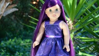 American Girl Doll Mal Disney Descendants Bedroom, Doll and Outfits!
