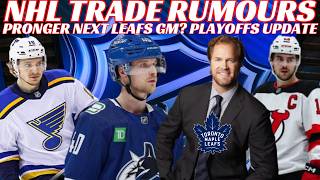 NHL Trade Rumours - Canucks, Devils, Blues, Panthers, Pronger Leafs GM? Quick Retiring, Waivers