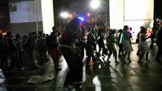 Sweat Glow Wobble Flashmob