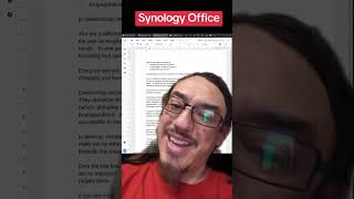 Synology Office - Im surprised how well it works
