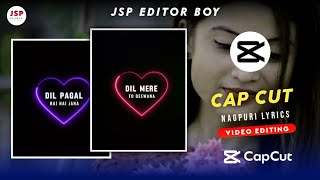 New viral lyrics status video editing // Nagpuri lyrics status video // Capcut video editing screenshot 4