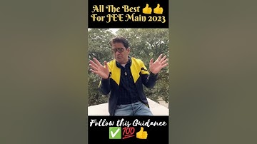 JEE Main 2023 Jan. Attempt 👍 Follow my Guidance ✅💯 75% Criteria update #jeemain2023