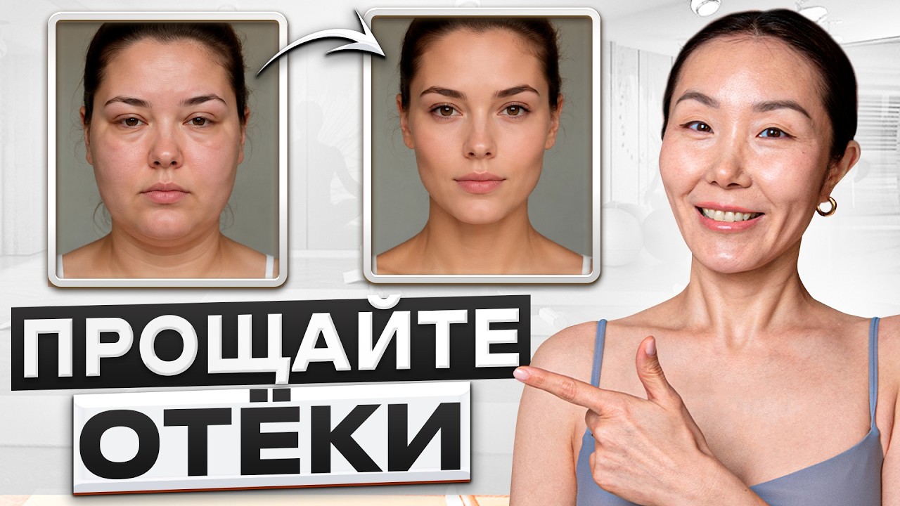 Отёки Исчезнут за 7 ДНЕЙ! Как подтянуть лицо без операций?