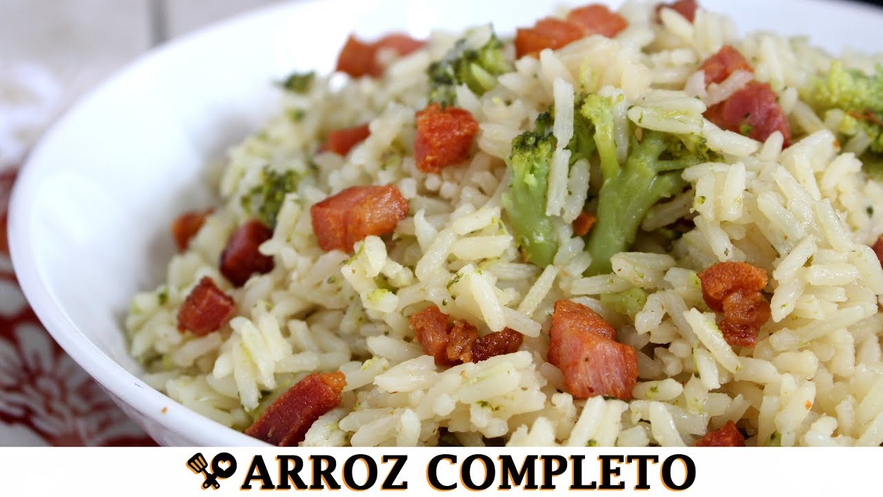 ARROZ COM BRÓCOLIS E BACON - RECEITAS QUE AMO ARROZ COM BRÓCOLIS E BACON - RECEITAS QUE AMO