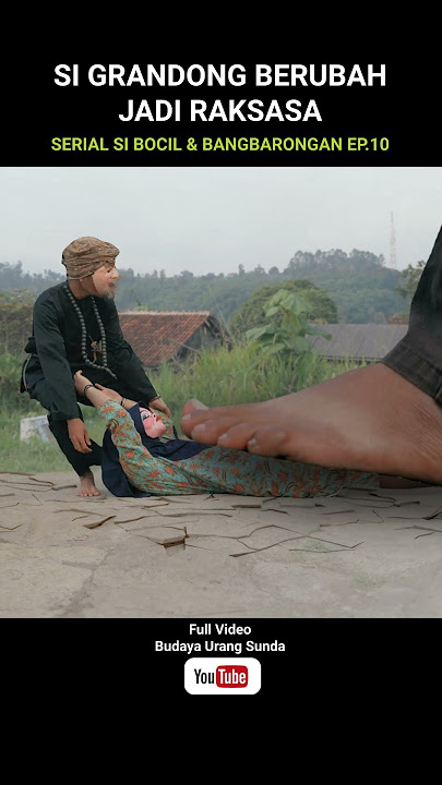 Dikejar grandong raksasa #bangbarongan #raksasa #titan