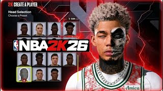 * NEW * BEST DRIPPY FACE CREATION TUTORIAL ON NBA2k26 | Best Comp Gaurd Face Creation on 2k26