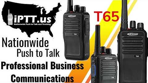 T65 Professional Nationwide Business Communications: Portable Two Way Radios