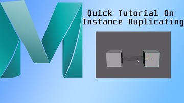 Maya Tutorial How To Instance Duplications