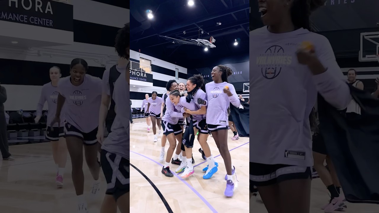 The Best Hype Squad in the World | Go Gabby! 👏👏👏🔥 #wnba #goldenstatevalkyries #shorts