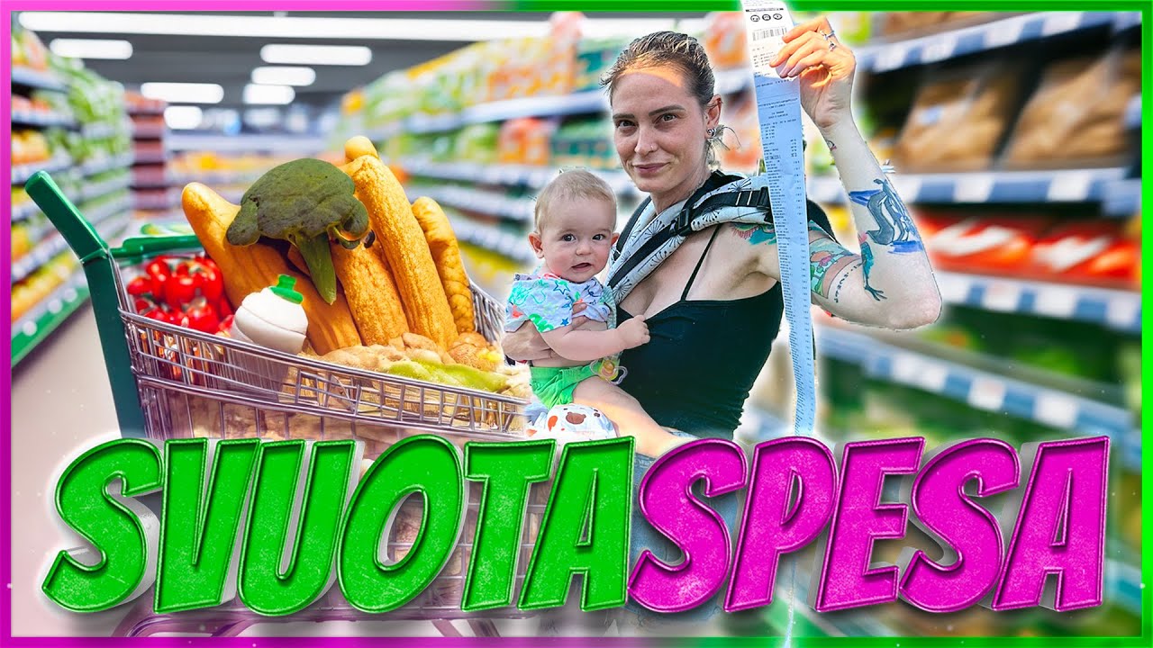 Cosa compriamo al SUPERMERCATO? Svuotiamo la nostra SUPER SPESA!