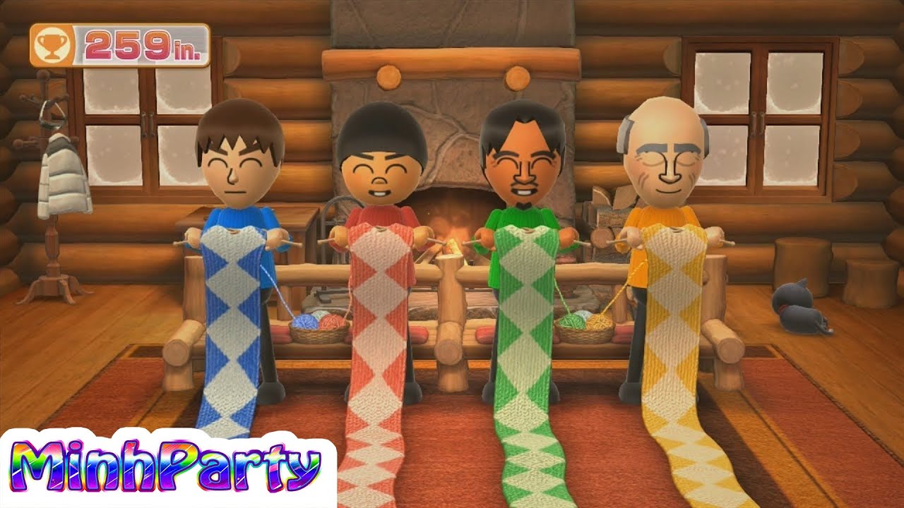 Wii Party U Minigames Gameplay Dojo Domination #11 @MINH PARTY U