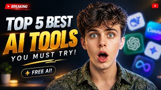 🔥 Top 5 FREE AI Tools You NEED to Try in 2026! 🤯 (Game Changer!) screenshot 3