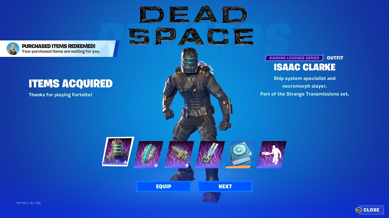 ISAAC CLARKE (FORTNITE X DEAD SPACE)