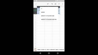 Import student info from Google Sheets