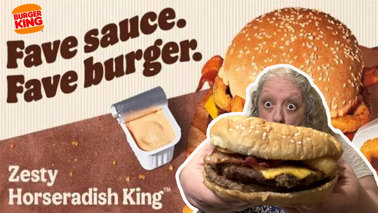NEW!! It’s The Burger King Zesty Horseradish King!! YouTube