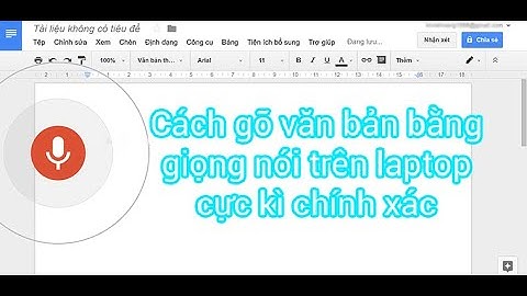 Hướng dẫn nhập văn bản bằng giọng nói trong Word