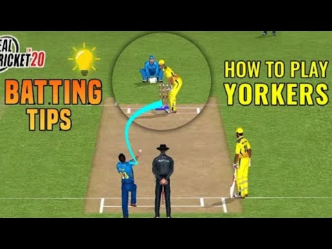 How To Play Yorkers Real Cricket 20 || Rc20 Batting Tips || #kohli # ...