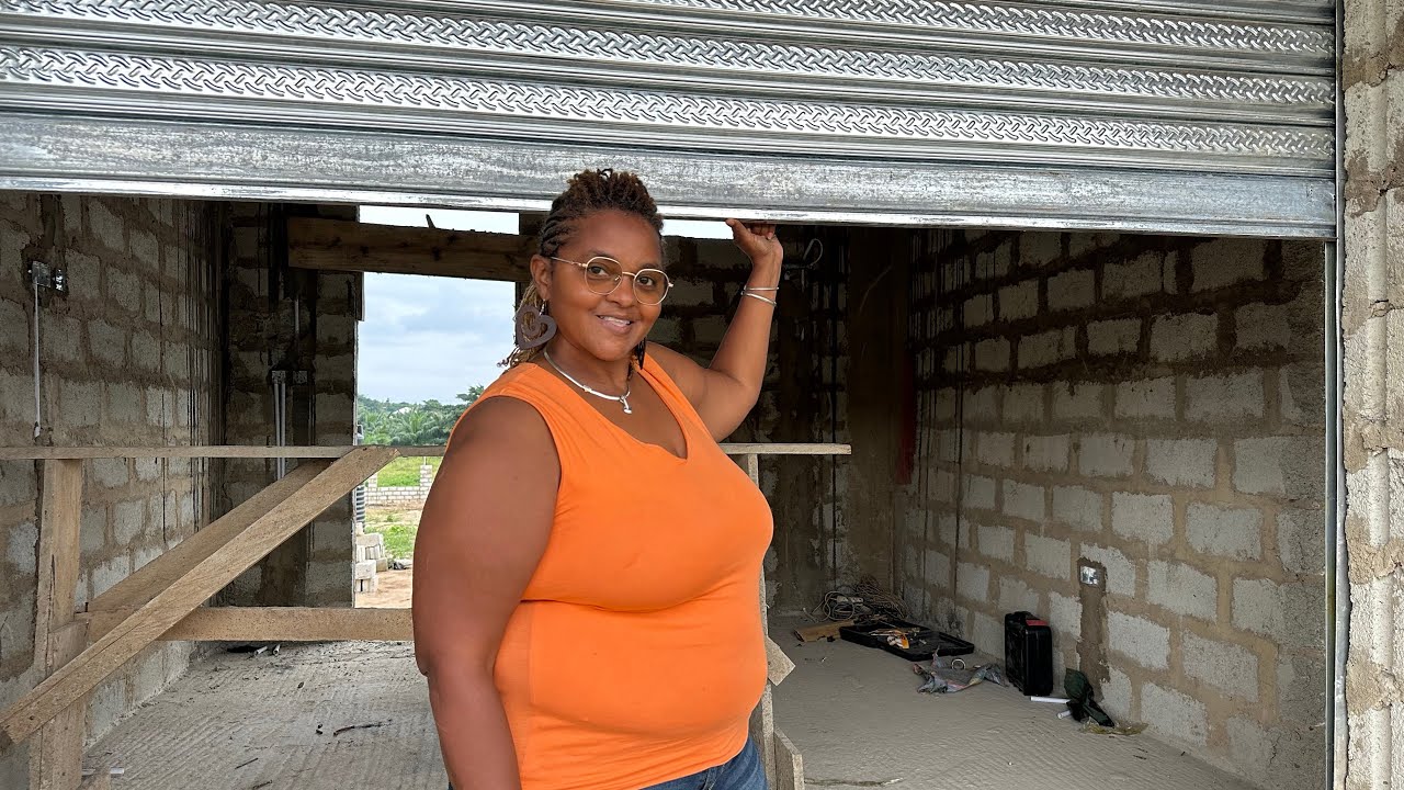 Building in Ghana: burglar proof and rolling gates installation