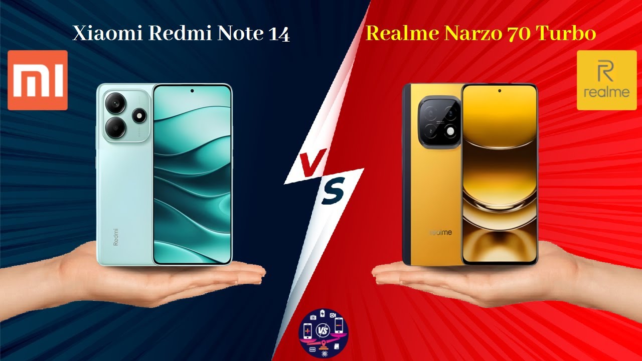 Xiaomi Redmi Note 14 Vs Realme Narzo 70 Turbo || Full Comparison ? Which one is Best?