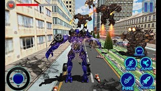 Air Robot Transform Helicopter Battle Revolution (By Survival Games Craft) Android Gameplay HD screenshot 4