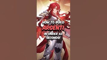 BEST ARGENTI BUILD - How to Build Argenti in 60 Seconds #honkaistarrail #starrail #hoyoverse
