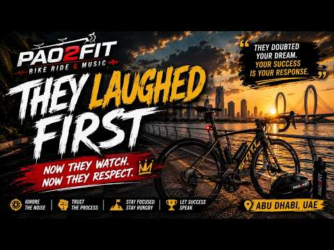 THEY LAUGHED FIRST 🔥 | Motivational Hip-Hop & Trap | PAO2FIT Bike Ride & Music