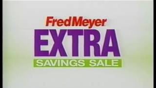 Fred Meyer Extra Savings Sale Commercial ~ Aired on USA in August 2012