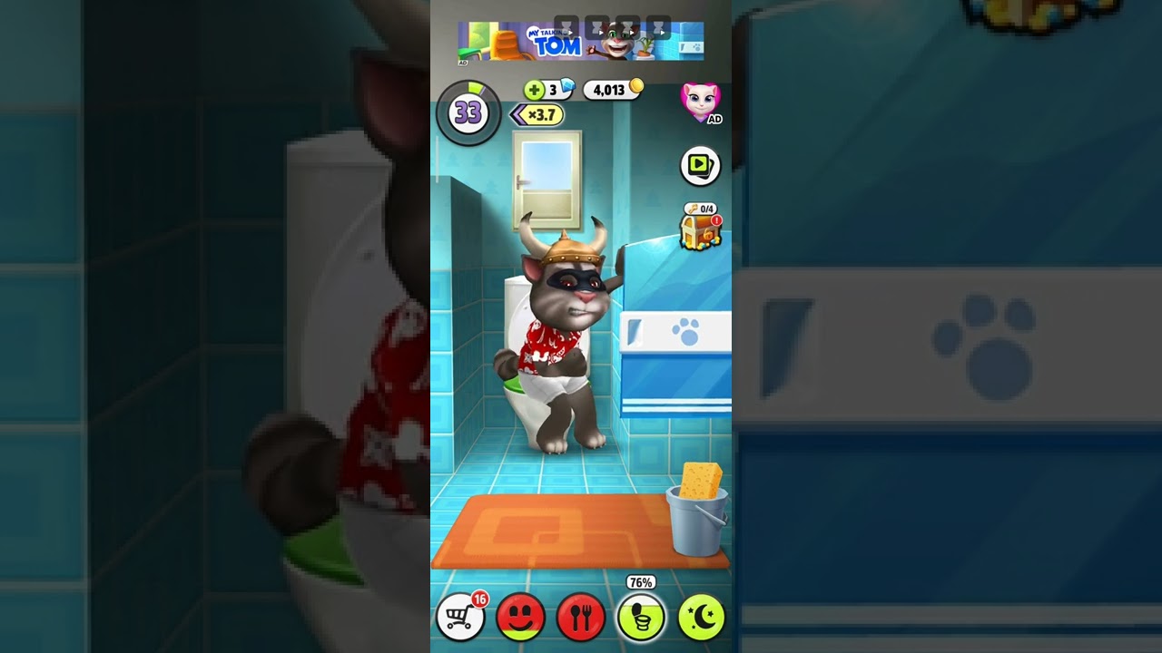 My Talking Tom Toilet Funny Moments 😜😜😜😜😜😜