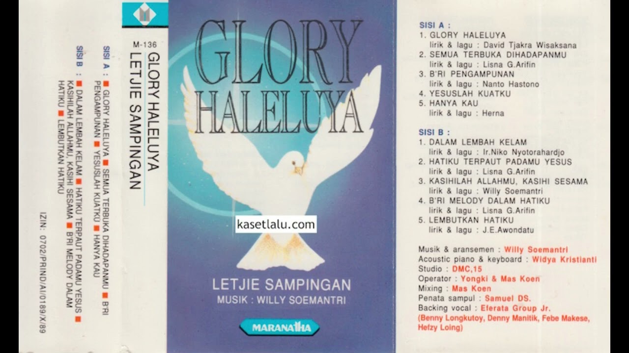 Letjie Sampingan - Glory Haleluya (Album rohani seleksi)