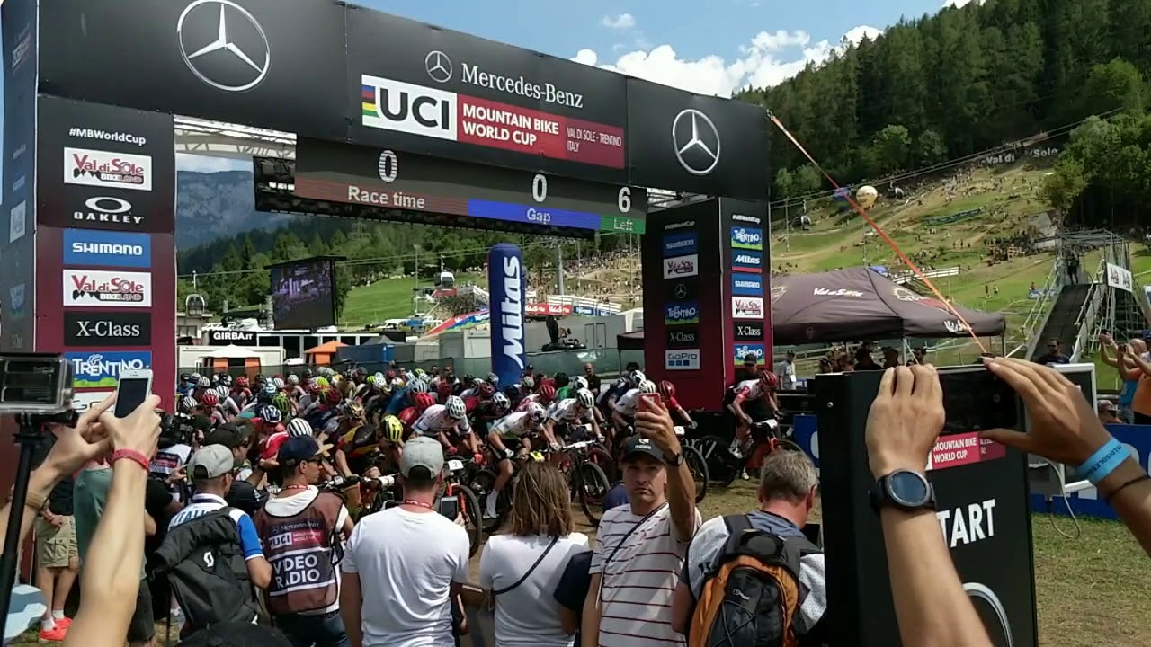 XCO Val di Sole world cup Start Slow motion