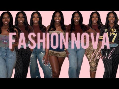 FASHION NOVA HAUL | Tall Girl Friendly Pants | Leopard Print + Cute Denim Set | Affordable Looks