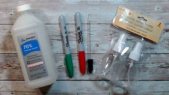 DIY Alcohol Spray with Sharpie Marker: #diycrafts ...