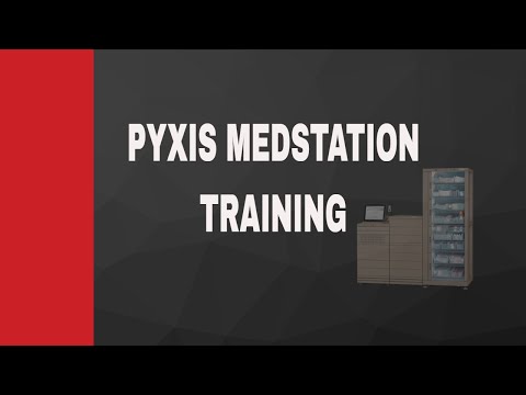 PYXIS MEDSTATION TRAINING