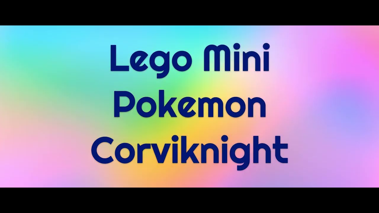Soar High! LEGO Mini Pokémon Corviknight Build 