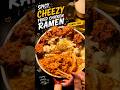 Spicy Cheesy Fried Chicken Ramen🍜5 Minute Lunch #shorts #asmr #cooking #food #lunch #