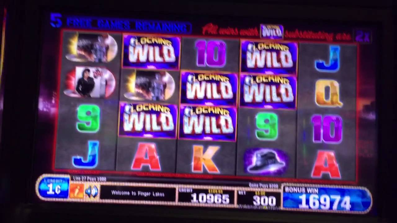 Michael Jackson Slot Machine Billie Jean Bonus!! HUGE WIN!!