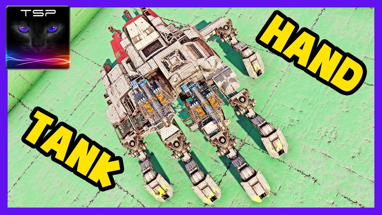 Crossout #664 BLACK HAND - Slapping enemies w/ huge hand shaped walker ...