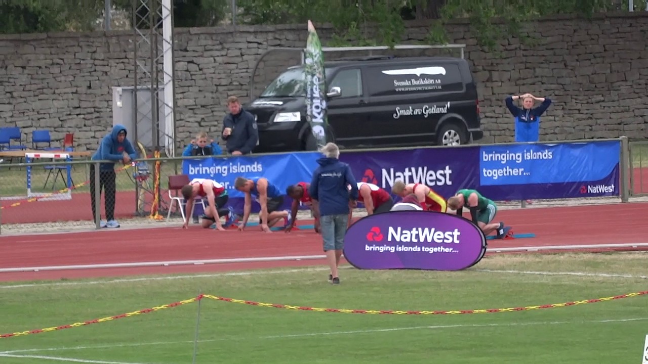 Gotland 2017 100m men Final